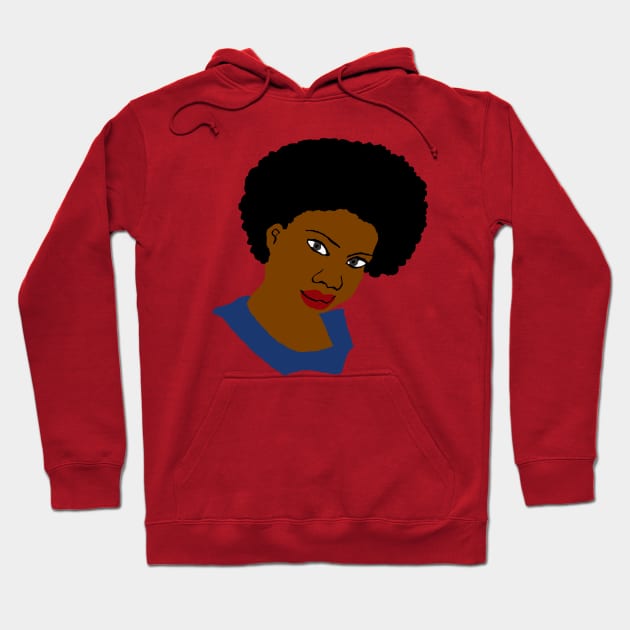 Afro Black Women Naturally Beautiful Hoodie by EllenDaisyShop